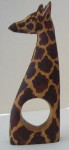 Set of 4 giraffe napkin rings